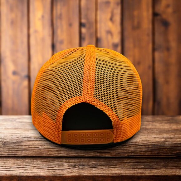 Sunkist Soda Mens Trucker Hat Orange 80s Vintage Logo Baseball Cap - Picture 2 of 4